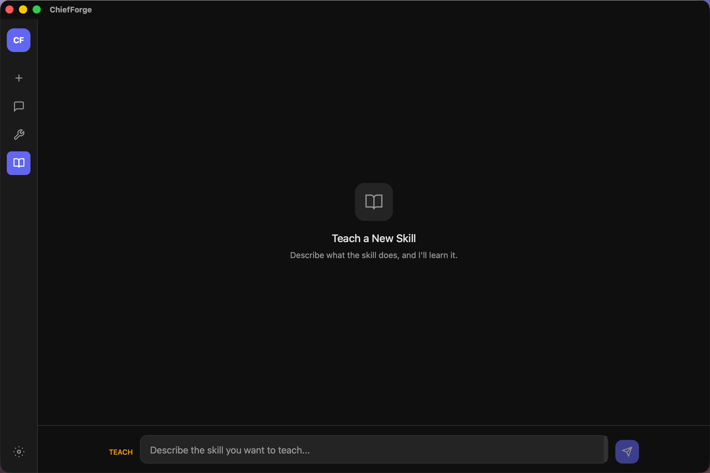 ChiefForge Teach Mode